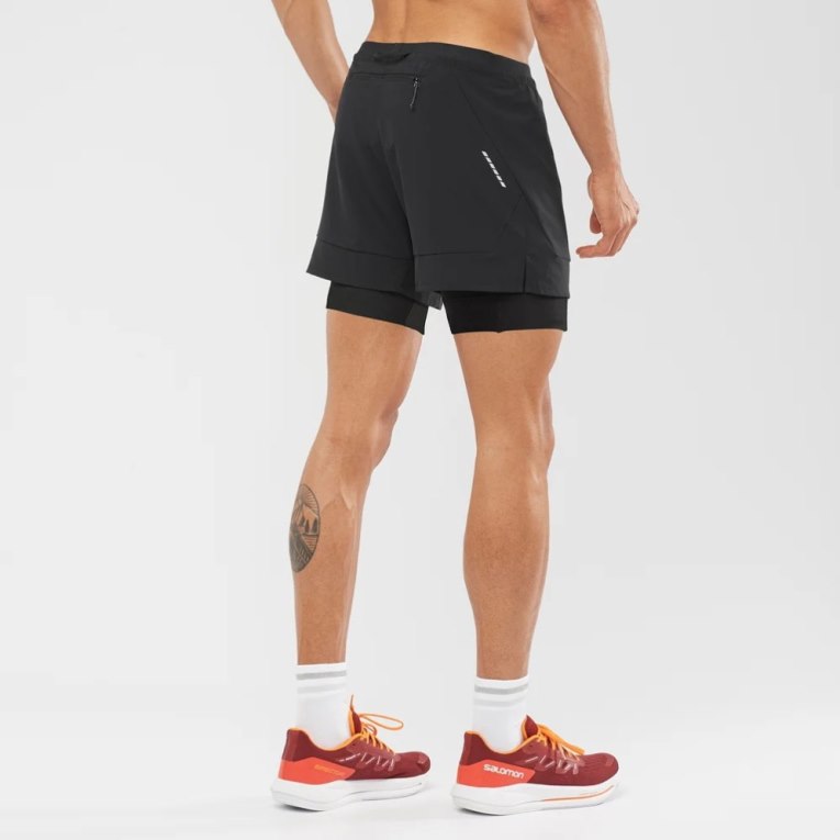 Bermudas Salomon Cross 2in1 Hombre Negros | MX UKCY763